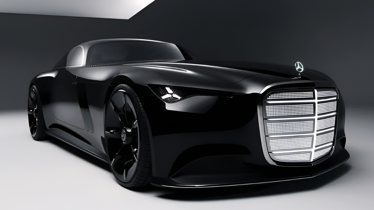 Mercedes Vision Iconic The Bold Concept Car With an Even Bigger Grille Design